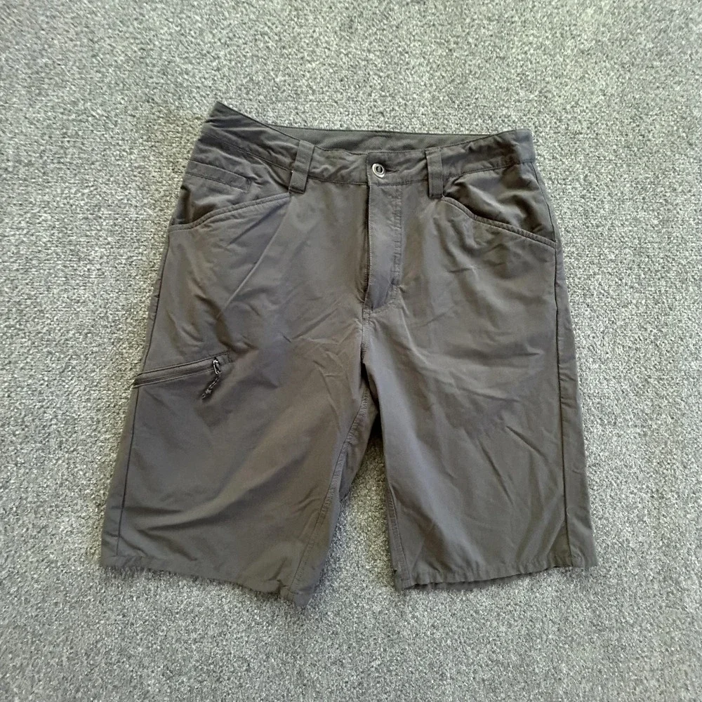 Patagonia Quandary Shorts Mens 32 Gray Hiking Stretch Lightweight 10" - Picture 2 of 15